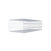 Anbaugabione Typ 2 100 cm x 30 cm x 50 cm, Maschenweite 5 cm x 10 cm, C-Ring