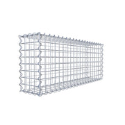 Gabione 100 cm x 40 cm x 20 cm (L x H x T), Maschenweite 5 cm x 5 cm, Spirale