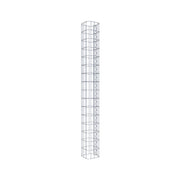Gabionensäule eckig 17 cm x 17 cm, 160 cm Höhe, MW 5 cm x 10 cm