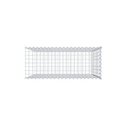 Anbaugabione Typ 2 100 cm x 100 cm x 40 cm (L x H x T), Maschenweite 5 cm x 10 cm, Spirale