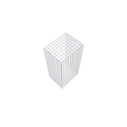 Anbaugabione Typ 4 100 cm x 40 cm x 50 cm (L x H x T), Maschenweite 5 cm x 5 cm, C-Ring
