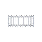 Gabione 50 cm x 50 cm x 20 cm (L x H x T), Maschenweite 5 cm x 10 cm, Spirale