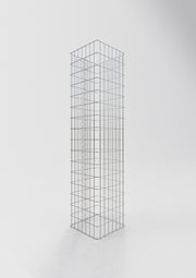Gabionensäule eckig 37 cm x 37 cm, 160 cm Höhe, MW 5 cm x 10 cm