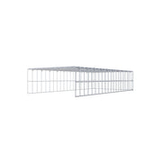 Anbaugabione Typ 4 100 cm x 20 cm x 50 cm (L x H x T), Maschenweite 5 cm x 10 cm, C-Ring