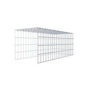 Anbaugabione Typ 4 100 cm x 40 cm x 40 cm (L x H x T), Maschenweite 5 cm x 10 cm, C-Ring