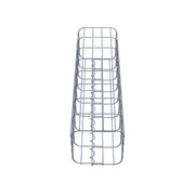 Gabionensäule eckig 22 cm x 22 cm, 80 cm Höhe, MW 5 cm x 10 cm