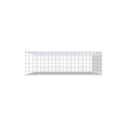 Anbaugabione Typ 2 100 cm x 100 cm x 30 cm (L x H x T), Maschenweite 5 cm x 5 cm, C-Ring