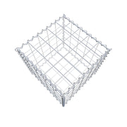 Gabione 50 cm x 50 cm x 50 cm (L x H x T), Maschenweite 10 cm x 10 cm, Spirale