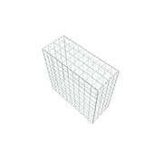 Gabione 100 cm x 100 cm x 40 cm (L x H x T), Maschenweite 10 cm x 10 cm, C-Ring