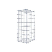 Gabione 80 cm x 40 cm x 30 cm (L x H x T), Maschenweite 5 cm x 10 cm, C-Ring
