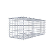 Kuvido Gabione 100 cm x 40 cm x 40 cm (L x H x T), Maschenweite 5 cm x 5 cm, Spirale