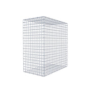 Gabione 100 cm x 90 cm x 50 cm (L x H x T), Maschenweite 5 cm x 5 cm, C-Ring