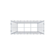 Anbaugabione Typ 3 100 cm x 50 cm x 20 cm (L x H x T), Maschenweite 10 cm x 10 cm, C-Ring