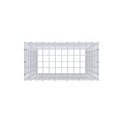 Anbaugabione Typ 3 100 cm x 60 cm x 30 cm (L x H x T), Maschenweite 5 cm x 5 cm, C-Ring