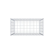 Gabione 100 cm x 100 cm x 50 cm (L x H x T), Maschenweite 10 cm x 10 cm, Spirale