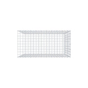 Anbaugabione Typ 2 100 cm x 100 cm x 50 cm, Maschenweite 5 cm x 10 cm, C-Ring