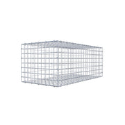 Gabione 100 cm x 40 cm x 50 cm (L x H x T), Maschenweite 5 cm x 5 cm, C-Ring