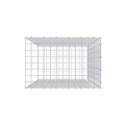 Anbaugabione Typ 2 100 cm x 60 cm x 40 cm (L x H x T), Maschenweite 5 cm x 5 cm, C-Ring