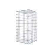 Gabione 100 cm x 50 cm x 50 cm (L x H x T), Maschenweite 5 cm x 10 cm, C-Ring