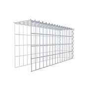 Anbaugabione Typ 4 80 cm x 40 cm x 20 cm (L x H x T), Maschenweite 5 cm x 10 cm, Spirale