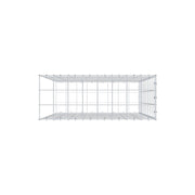 Anbaugabione Typ 2 100 cm x 80 cm x 30 cm (L x H x T), Maschenweite 10 cm x 10 cm, C-Ring