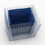 Hochbeet eckig 100 cm x 80 cm x 100 cm (L x H x T), Maschenweite 5 x 5 cm, Wandstärke 10 cm
