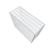 Gabione 100 cm x 90 cm x 40 cm (L x H x T), Maschenweite 5 cm x 10 cm, Spirale