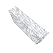 Kuvido Gabione 100 cm x 60 cm x 20 cm (L x H x T), Maschenweite 5 cm x 5 cm, Spirale