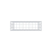 Gabione 100 cm x 100 cm x 30 cm (L x H x T), Maschenweite 10 cm x 10 cm, C-Ring