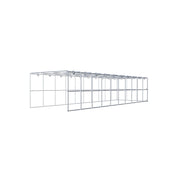 Anbaugabione Typ 4 100 cm x 20 cm x 30 cm (L x H x T), Maschenweite 10 cm x 10 cm, C-Ring