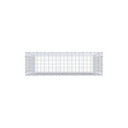 Gabione 100 cm x 100 cm x 30 cm (L x H x T), Maschenweite 5 cm x 5 cm, C-Ring