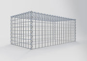Anbaugabione Typ 3 100 cm x 40 cm x 50 cm (L x H x T), Maschenweite 5 cm x 5 cm, Spirale