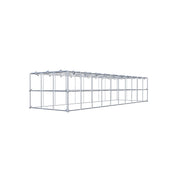 Anbaugabione Typ 3 100 cm x 20 cm x 30 cm (L x H x T), Maschenweite 10 cm x 10 cm, C-Ring