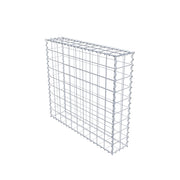 Gabione 100 cm x 90 cm x 20 cm (L x H x T), Maschenweite 10 cm x 10 cm, Spirale