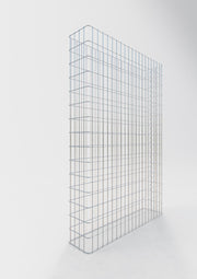 Gabionenzaun Länge 102 cm, Höhe 180 cm, Tiefe 22 cm, Maschenweite 5 x 10 cm