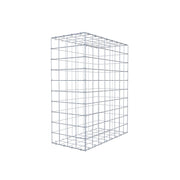 Gabione 100 cm x 80 cm x 40 cm (L x H x T), Maschenweite 10 cm x 10 cm, C-Ring