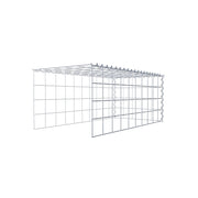 Anbaugabione Typ 4 100 cm x 40 cm x 50 cm (L x H x T), Maschenweite 10 cm x 10 cm, Spirale