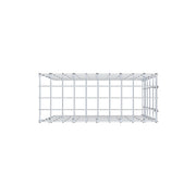 Anbaugabione Typ 4 50 cm x 50 cm x 20 cm (L x H x T), Maschenweite 5 cm x 10 cm, C-Ring