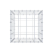Gabione 40 cm x 40 cm x 40 cm (L x H x T), Maschenweite 10 cm x 10 cm, C-Ring