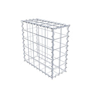 Gabione 50 cm x 50 cm x 20 cm (L x H x T), Maschenweite 10 cm x 10 cm, Spirale