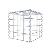 Anbaugabione Typ 3 40 cm x 40 cm x 40 cm (L x H x T), Maschenweite 10 cm x 10 cm, Spirale