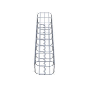 Gabionensäule eckig 17 cm x 17 cm, 80 cm Höhe, MW 5 cm x 10 cm