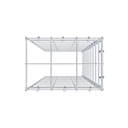 Anbaugabione Typ 4 100 cm x 30 cm x 20 cm (L x H x T), Maschenweite 10 cm x 10 cm, C-Ring