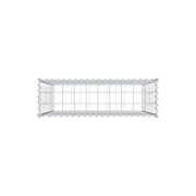 Gabione 100 cm x 100 cm x 30 cm (L x H x T), Maschenweite 10 cm x 10 cm, Spirale
