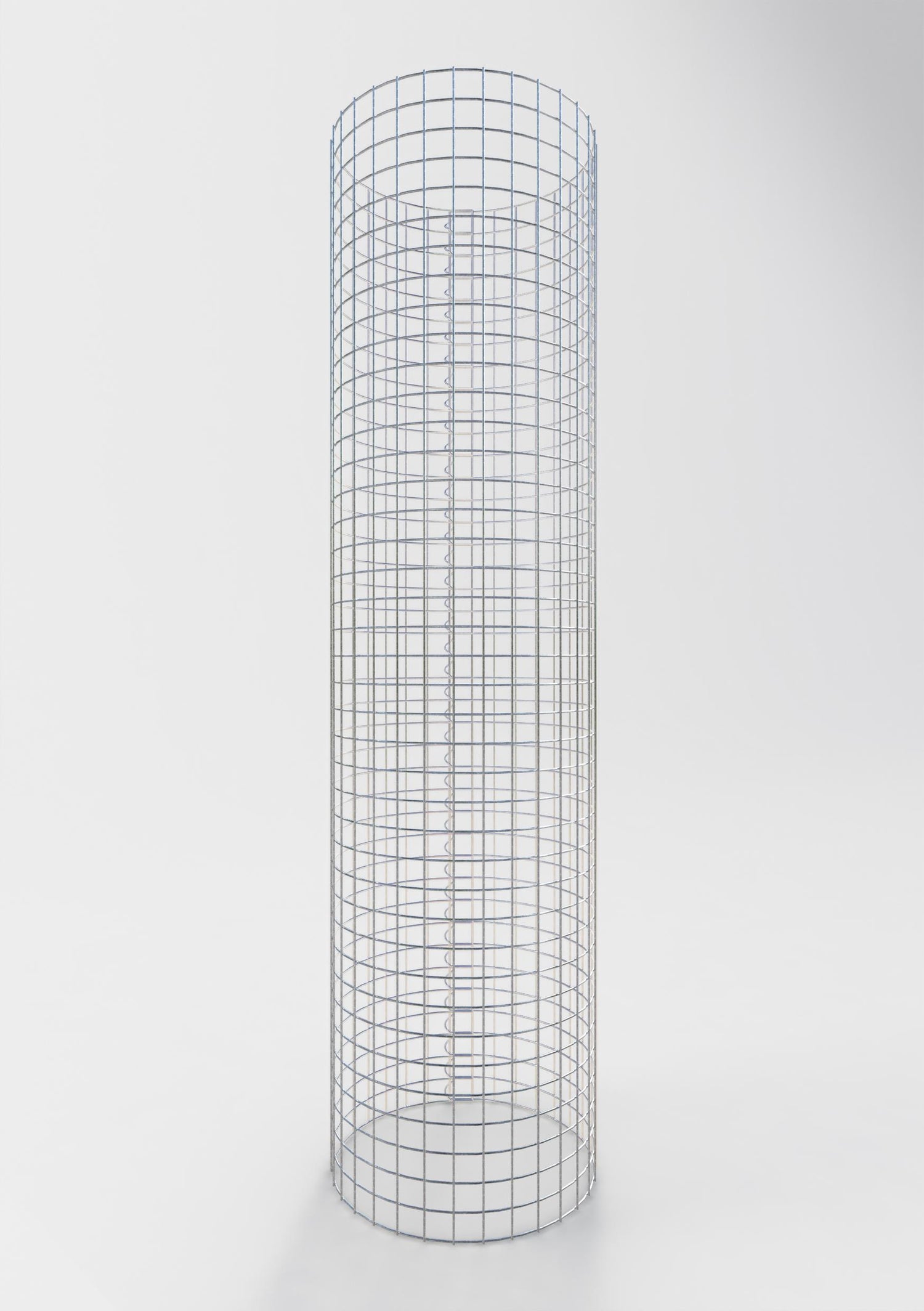 Gabionensäule rund 52 cm Durchmesser, 200 cm Höhe, Maschenweite 5 cm x 5 cm
