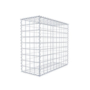 Gabione 100 cm x 90 cm x 40 cm (L x H x T), Maschenweite 10 cm x 10 cm, Spirale