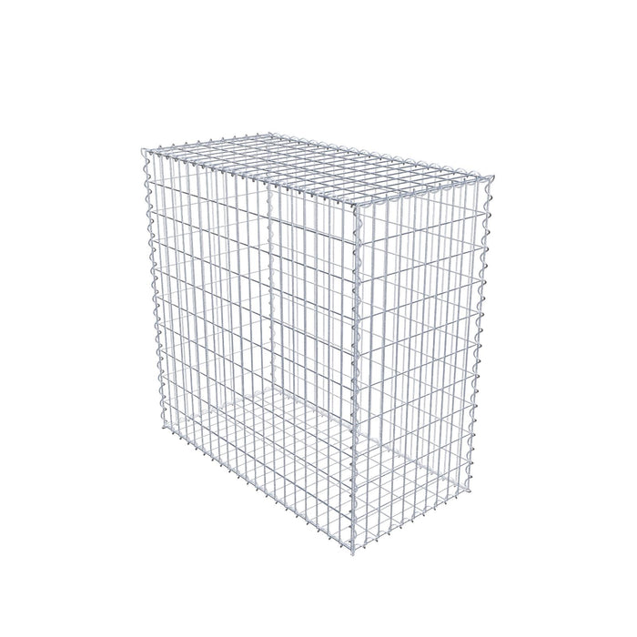 Gabione 100 cm x 100 cm x 50 cm (L x H x T), Maschenweite 5 cm x 10 cm, Spirale
