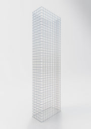 Gabionenzaun Länge 57 cm, Höhe 160 cm, Tiefe 27 cm, Maschenweite 5 x 5 cm