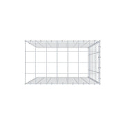 Anbaugabione Typ 4 100 cm x 70 cm x 40 cm (L x H x T), Maschenweite 10 cm x 10 cm, C-Ring