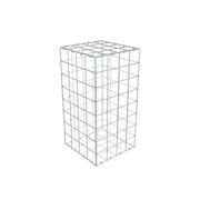 Gabione 80 cm x 40 cm x 40 cm (L x H x T), Maschenweite 10 cm x 10 cm, C-Ring